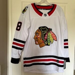 Mens White Conner Bedard Jersey Size (46) Small.  Brand New With Tags